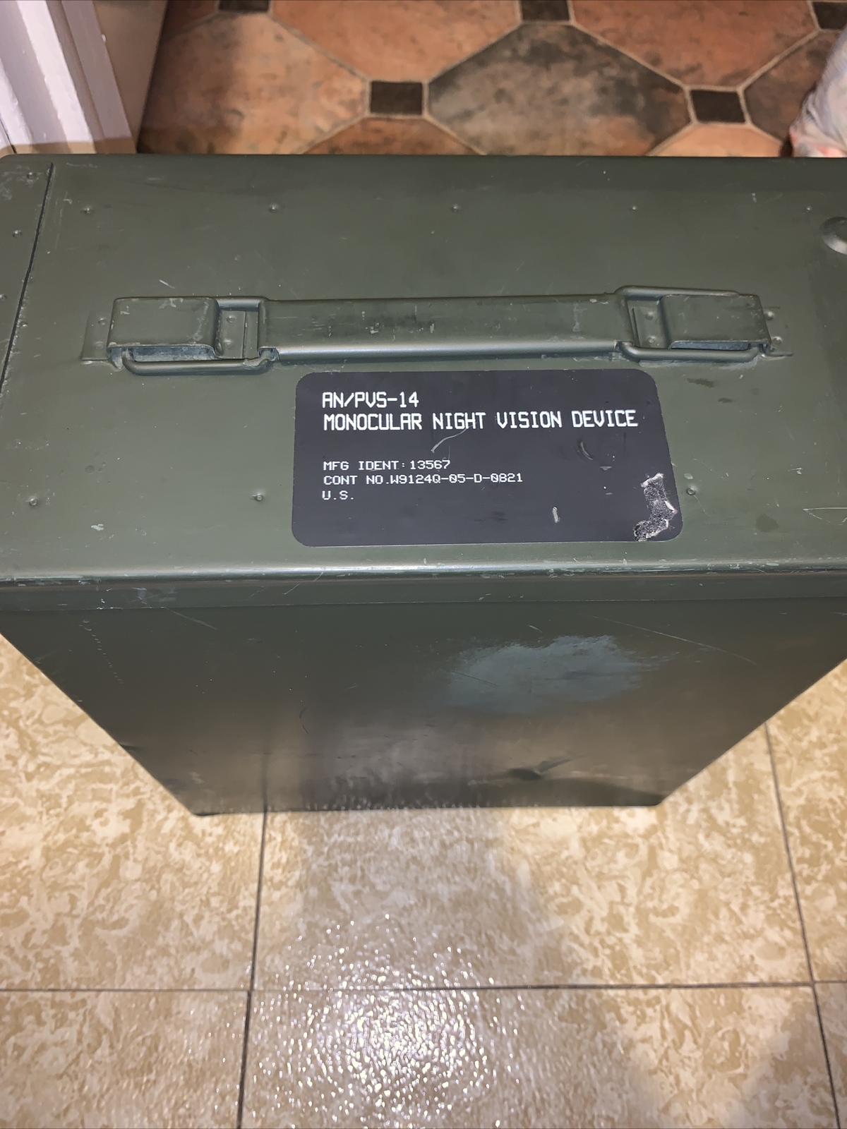 Surplus AN/PVS-14 Case US Military Issue Monocular Night Vision Device ...