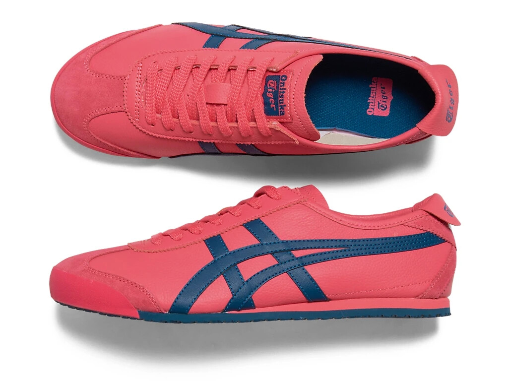 オニツカタイガー メキシコ66 PINK CAMEOMAKO BLUE Onitsuka Tiger MEXICO 66 Men Women PINK CAMEO/MAKO BLUE