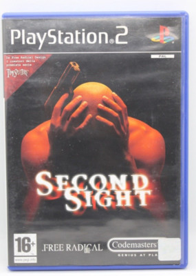 SECOND SIGHT CODEMASTERS PLAYSTATION 2 PS2 NOT COMPLETE ITALIAN