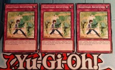 YuGiOh 3x Nightmare Archfiends - SR04-EN035 - Structure Deck: Dinosmasher's Fury