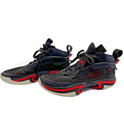 Nike Air Jordan 36 Black Infrared CZ2650-001 Size 9.5 Pre Owned Nike Air Jordan 36 Black Infrared CZ2650-001 Size 9.5 Pre  main image 3