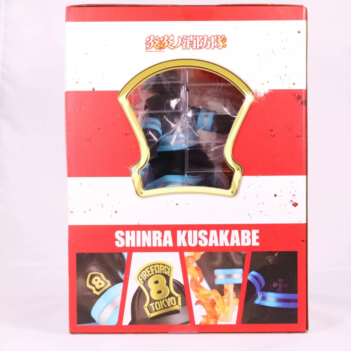 Juai, figura de ação original kotobukiya fire force, anime fire completo de  chamas, shinalmofada shinaru, pvc