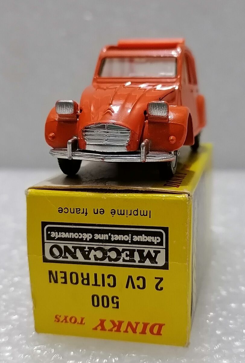CITROEN 2CV - Vintage Dinky toys 500 , Made in Spain 1967