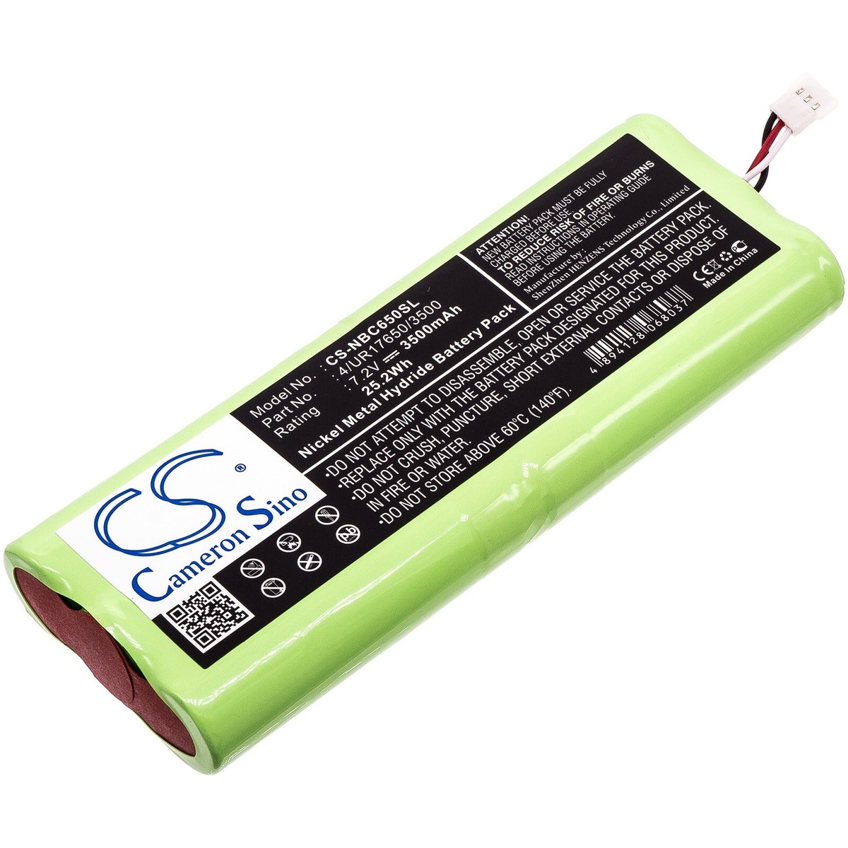 Batterie 3500mAh Type 4/UR17650/3500 Compatible Nikon BC-60, BC-65, DTM-300 - Neuve