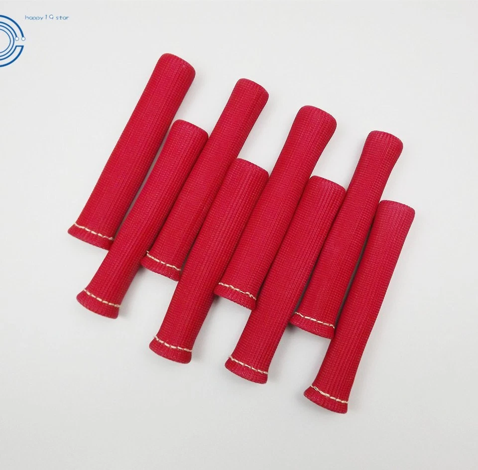 Rojo 8PCS 1200° BUJÍA CABLE BOTAS PROTECTOR TÉRMICO FUNDA SBC BBC Foto 4 de 4