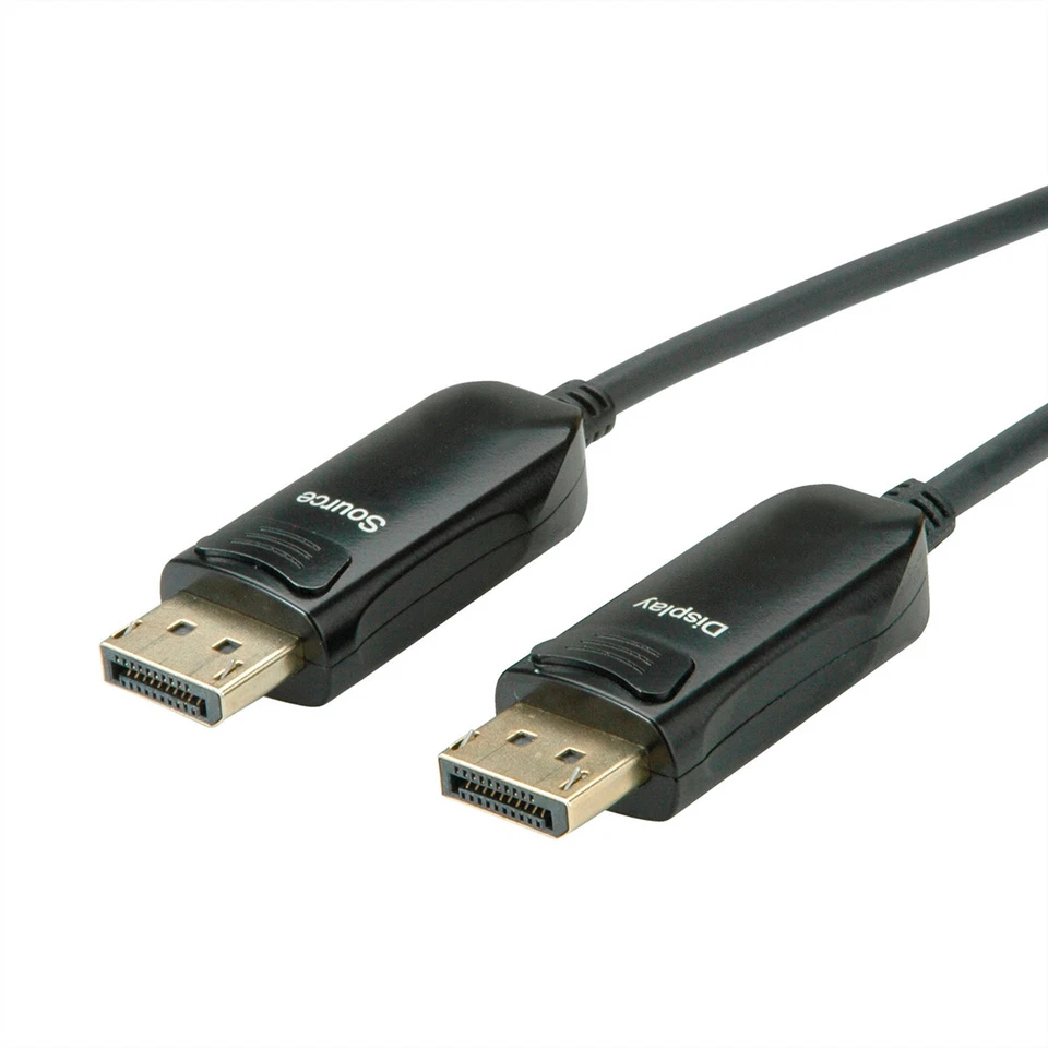 DisplayPort v1.4 Kabel (AOC), Stecker/Stecker, 30m, 7680 x 4320 @60Hz 8K,UHD-2 - Bild 3 von 4