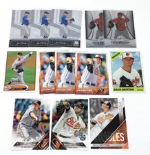 Zach Zack Britton 13 x Card LOT 2007-2017 Donruss Elite #50 Bowman PP7 Rookie RC