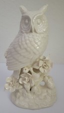 Owl Figurine Paris Royal Floral 7.5 X 4.5"