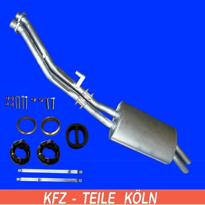 BMW 3er E30 2.0i 2.5i 325i Auspuff Endtopf Endschalldämpfer Auspuffanlage