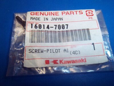 Genuine OEM Kawasaki SCREW-PILOT AIR 16014-7007 M16B