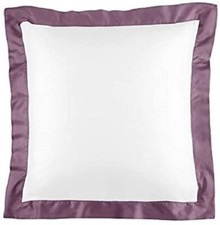 Ralph Lauren Langdon Euro Pillow Sham Duchesse Lavender Border 524TC MSRP 145