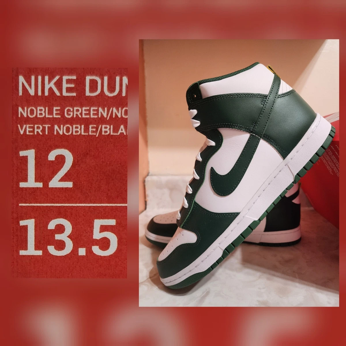 Men s Size 12 Nike Dunk High Retro Australia DD1399 300 Sneakers NIB