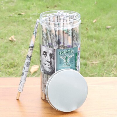 Hornet Slow Burning King Size 100 Cones- Pre Rolled Paper Cones with Filter Tips