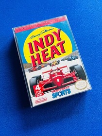 Danny Sullivan's Indy Heat NES Nintendo Box Manuale CIB Completo Inserti Promo
