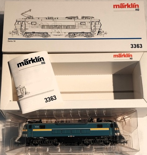 Märklin 3363 Elektrolok Serie 16 der SNCB Ep IV H0 OVP NEU - Picture 7 of 22