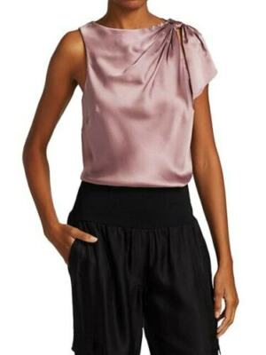 Cinq à Sept Lindsey Silk Tank Top in Desert Rose Size XS $295 NWT