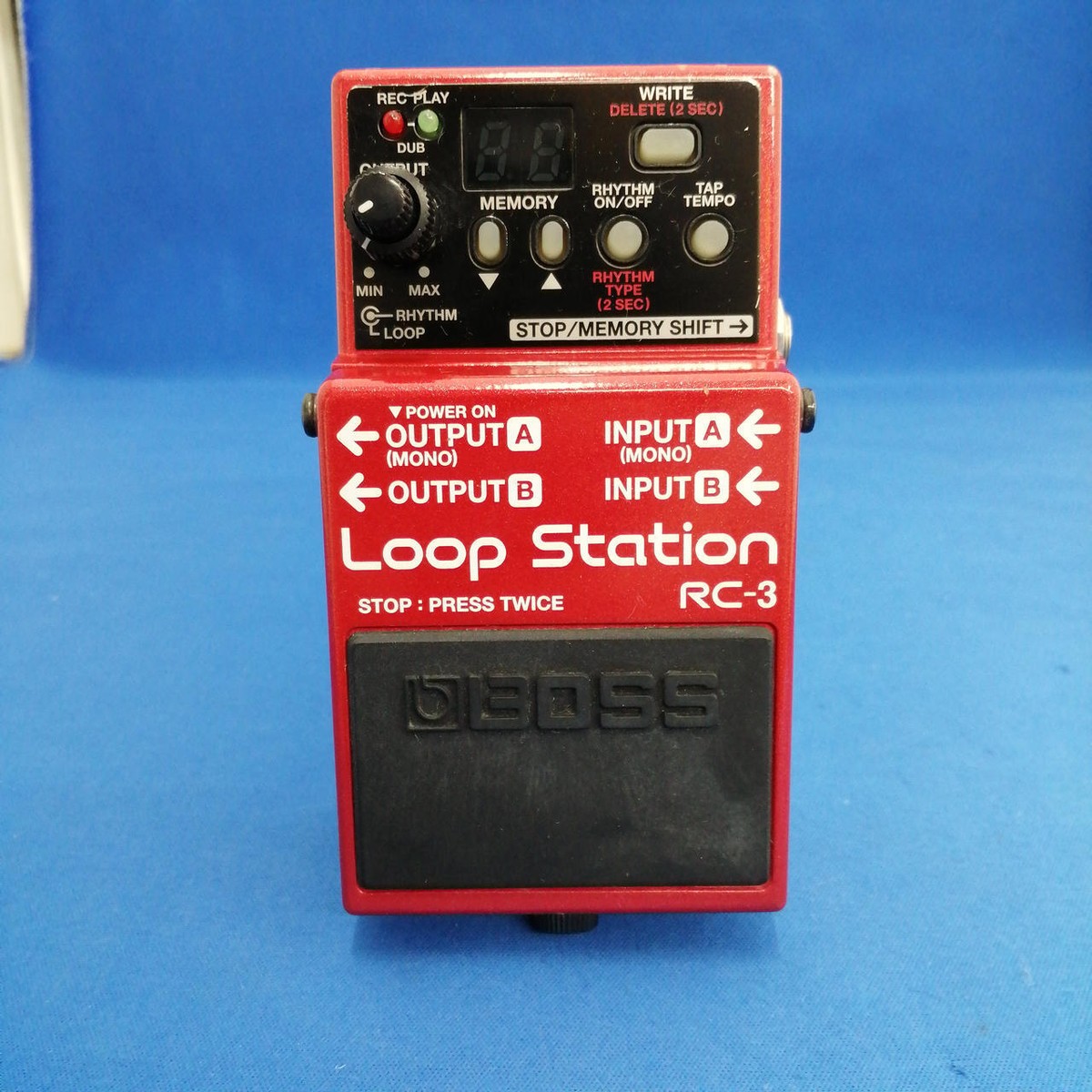 Boss RC-3 Loop Station Looper Guitar Effects Pedal Good Condition