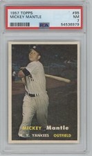 1957 Topps Mickey Mantle PSA 7