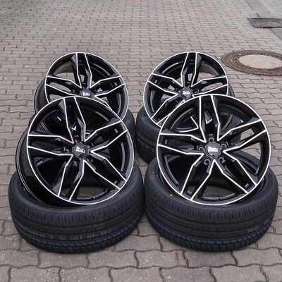 18 Zoll Alufelgen RS3 für Cupra Seat Leon KL 5F Born Ateca 5x112 Schwarz Poliert