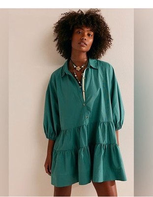 Free People Misha Mini Shirt Dress Size large 