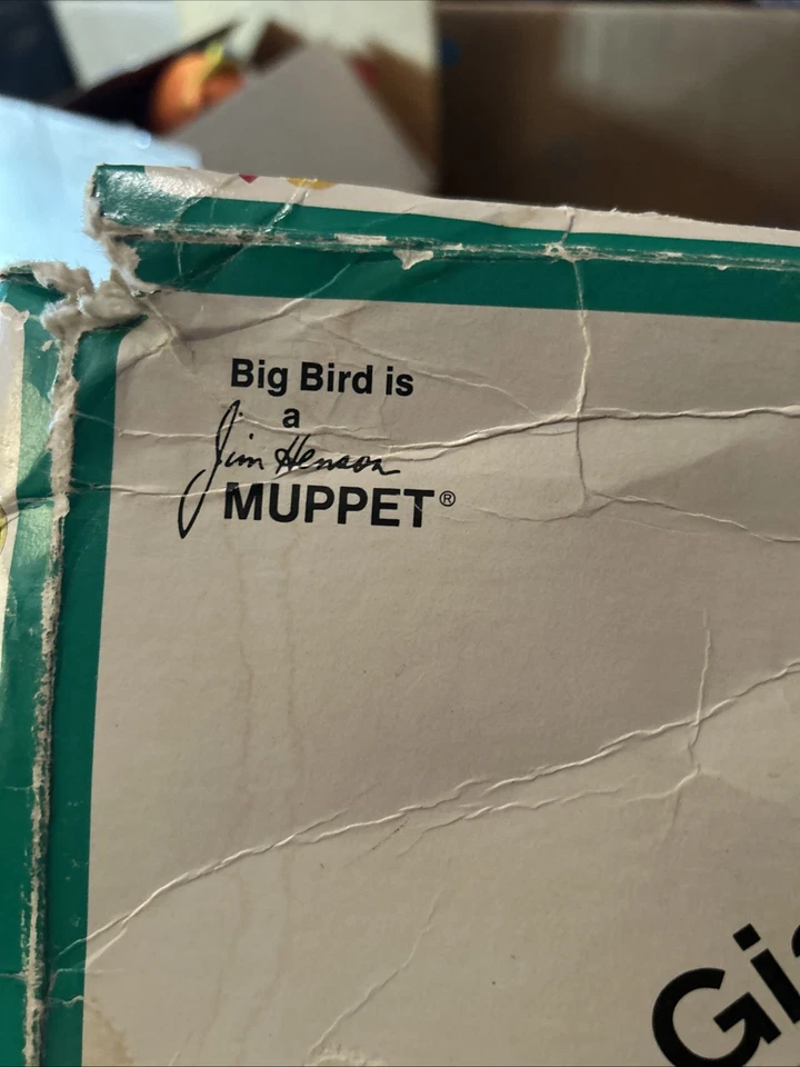 Big Bird 6' Sesame Street 1973 VTG Giant Floor Puzzle Complete in box - Image 3 of 4