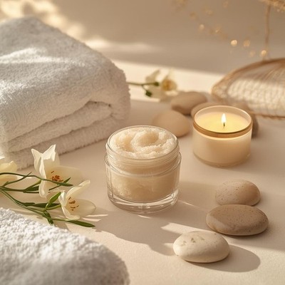 Luxus Zucker-Öl Peeling 200 ml   Naturkosmetik Körperpeeling mit Duftauswahl