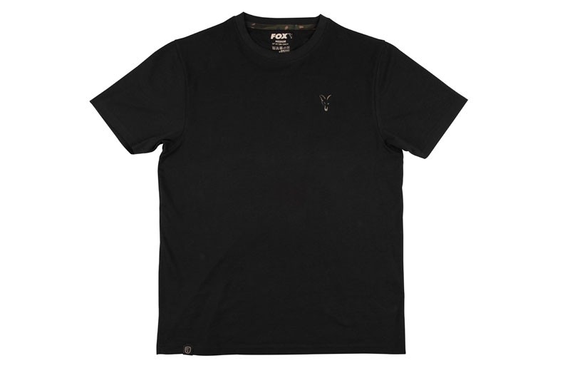 Fox Black T-Shirt Gr S Angelshirt Anglershirt 6090₽