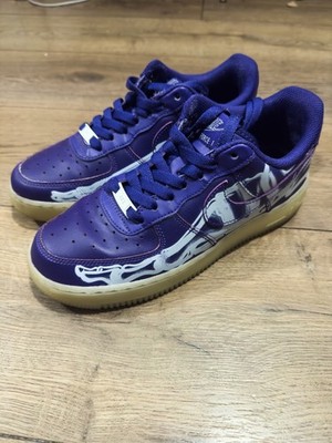 air force 1 skeleton purple size 39 fit 40 10/10