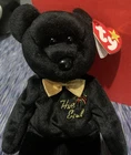 TY Beanie Baby "The End" Bear with Tag Errors 1999 Retired Errors Vintage Tags