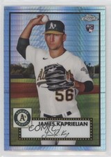2021 Chrome Platinum Anniversary Mega Box Prism Refractor James Kaprielian fm0