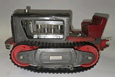 Vintage Nomura Japan Tin Litho Batt Operated 1200 Toy Piston Action Tractor