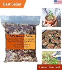 Eco-Friendly Cedar Shavings - Indoor/Outdoor Use for Plants  Aromatic Freshness