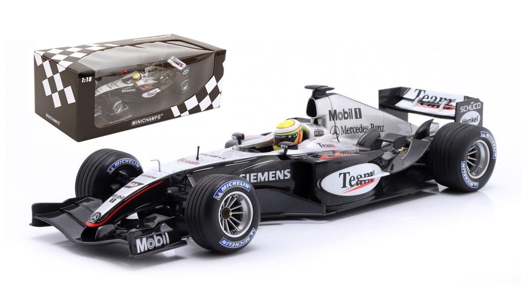 Minichamps McLaren MP4/19 Test Silverstone 2004 - Lewis Hamilton  1/18 Scale
