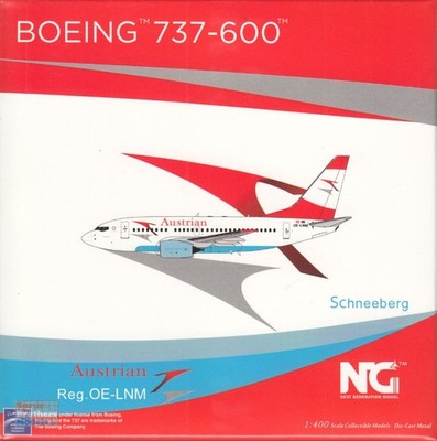 NGM76016 1:400 NG Model Austrian Airlines B737-600 Reg #OE-LNM