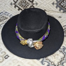 Pigalle Womens Hat Sz 7 1/8 Mexico Decorative...