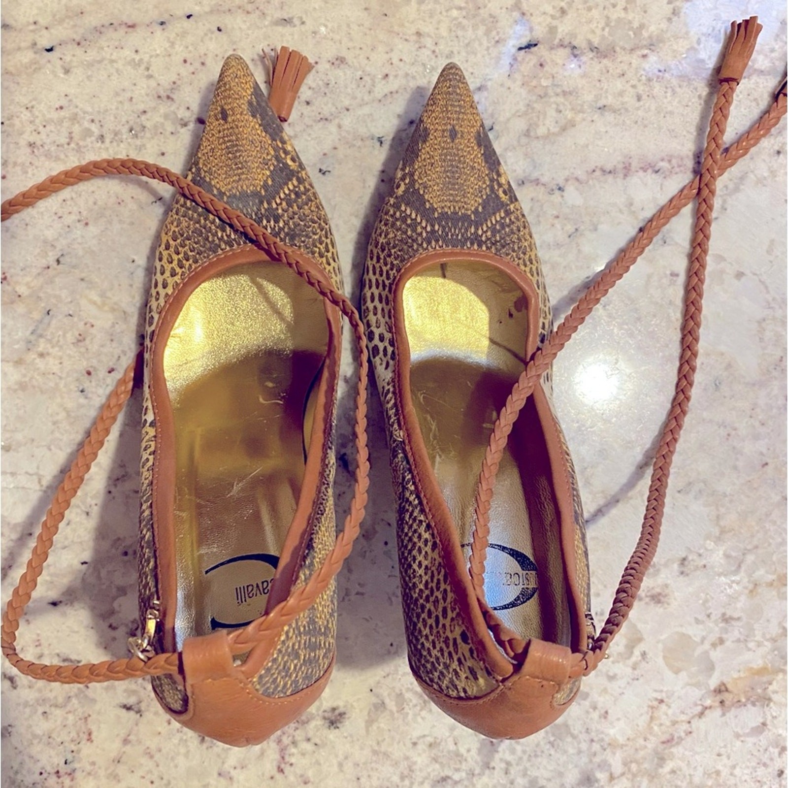 Just Cavalli Roberto Cavalli Snake Python Fabric … - image 14