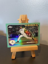 Livan Moinelo 2024 Topps Chrome NPB #150 Aqua Refractor 074/199 Hawks