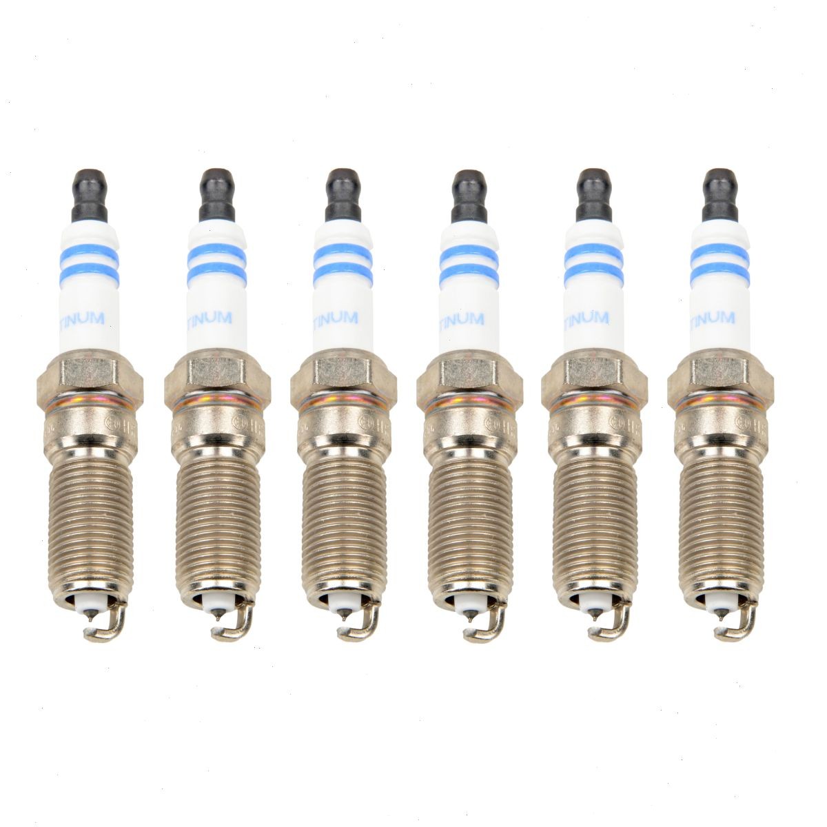 6 pc Bosch Platinum Spark Plugs for 2010-2015 Chevrolet Camaro 3.6L V6 eh