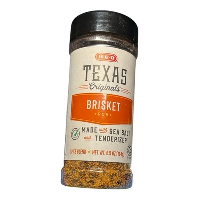 H-E-B Texas Originals Brisket Rub Spice Blend 6.5 oz   BBQ Seasoning   New