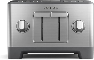 4 Slice Toaster Stainless Steel 1800W with Bagel Function