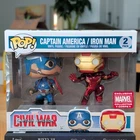 Funko Pop! Marvel Civil War Captain America & Iron Man 2-Pack MCC Exclusive