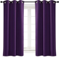 NICETOWN Blackout Room Darkening Window 42"W x 63"L Pack of 1 , Royal Purple