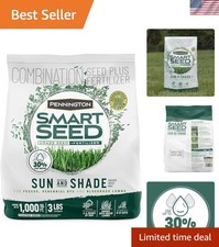 Resilient Smart Seed Sun & Shade Grass Mix 3 lb - Drought Tolerant Excellence