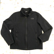 The North Face Apex Bionic Softshell Jacket Black Size M Fleece lined Zip Pocket