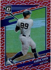 Aaron Judge2021 Donruss Optic Rare Photon Refractor #184 Case Hit
