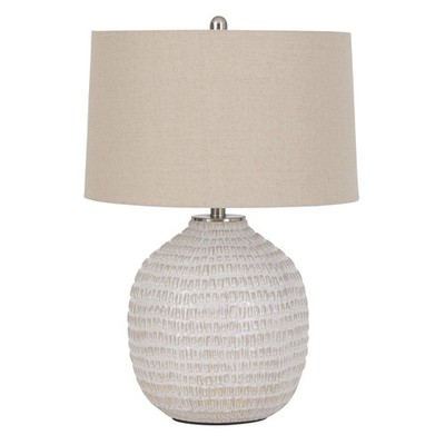 Jamon Ceramic Table Lamp Beige - Signature Design by Ashley