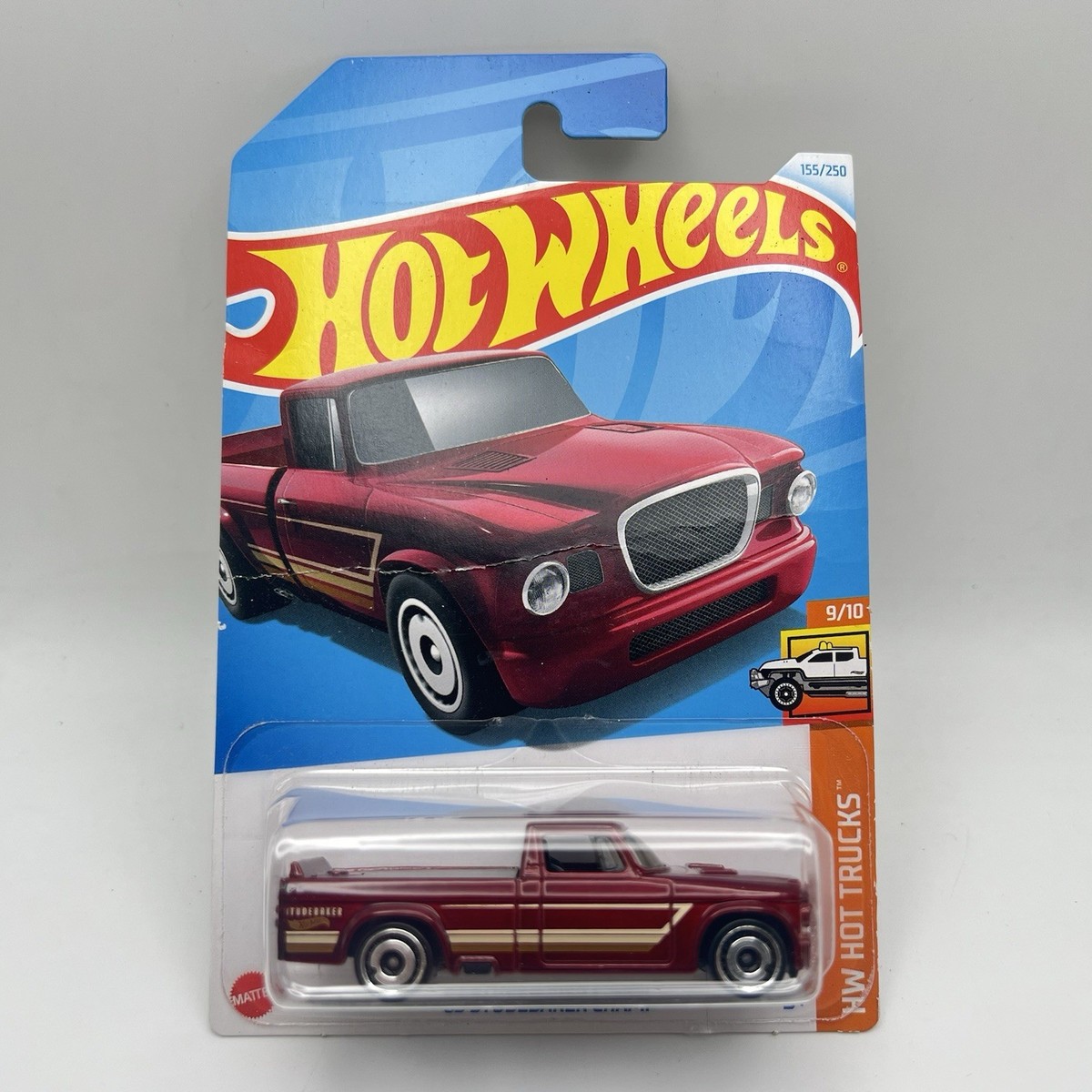 Hot Wheels 63 Studebaker Champ Red #155 Mainline Diecast Truck | eBay