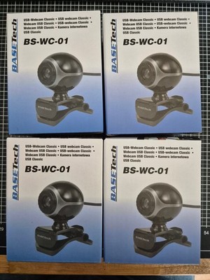 Bastech Classic BS-WC-01 Webcam Kamera 640 x 480 Pixel Klemm-Halterung 4 STÜCK