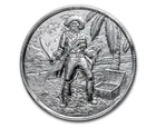 Elemetal Mint No Prey No Pay Privateer Captain 2 oz .999 Silver UHR Art Round