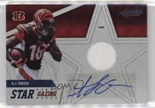 2011 Absolute Memorabilia Materials Prime Signatures 10/25 AJ Green #14 Auto 0c6